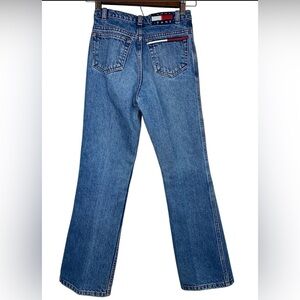 Vintage TOMMY HILFIGER Denim Jeans Boot Cut 100% Cotton Girls Size 8